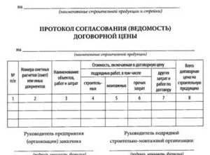Форма акта о согласовании образца поставляемого товара (приложение к государственному контракту на поставку товаров для государственных нужд города Москвы)